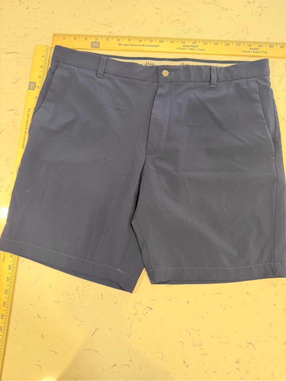Callaway Performance Golf Shorts (Mens Size 38) Dark Blue Media Pocket Golfing
